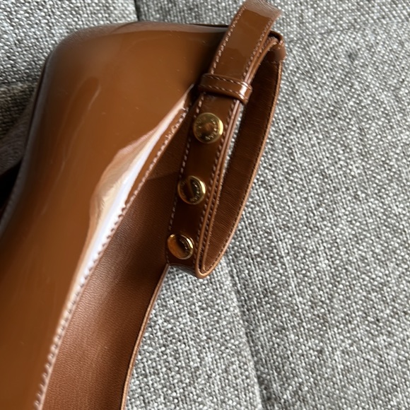 Burberry Triple Stud Patent Leather Point-toe Pumps - Picture 3 of 3